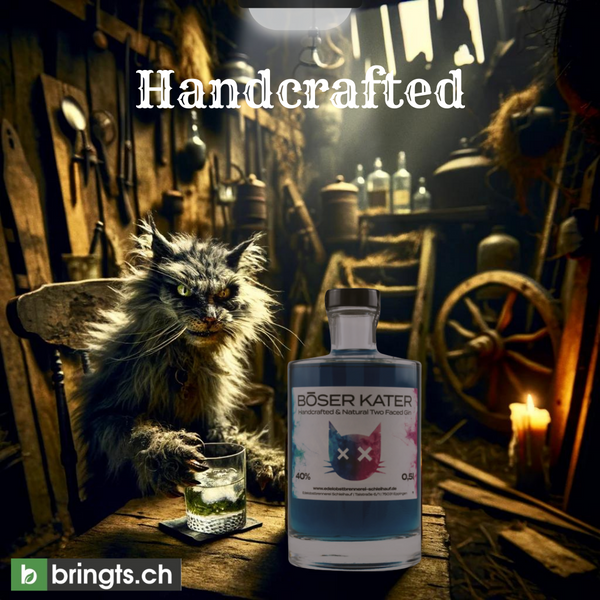 Böser Kater Gin. Handcrafted, made in Germany
