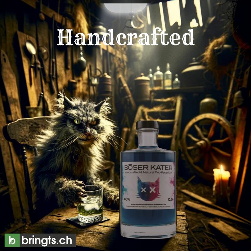 Böser Kater Gin. Handcrafted, made in Germany