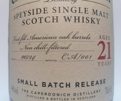 Caperdonich 21 Jahre – Small Batch Release (2020)