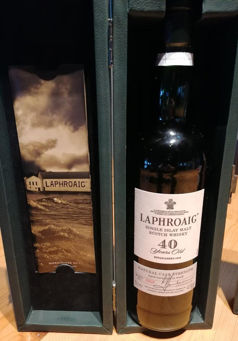 Laphroaig 40 Jahre alt, Jahrgang 1960 / Bottle Nr. 802