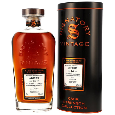Aultmore 2011/2025 - 14 y.o. - Sig CS - 1st Fill PX Hogshead Finish #5