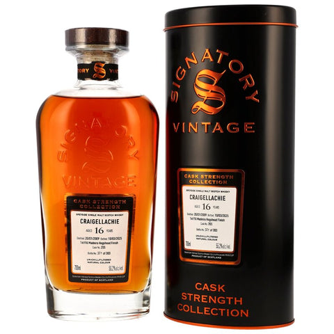 Craigellachie 2009/2025 - 16 yo - Sig CS - 1st Fill Madeira Hogshead Finish #205