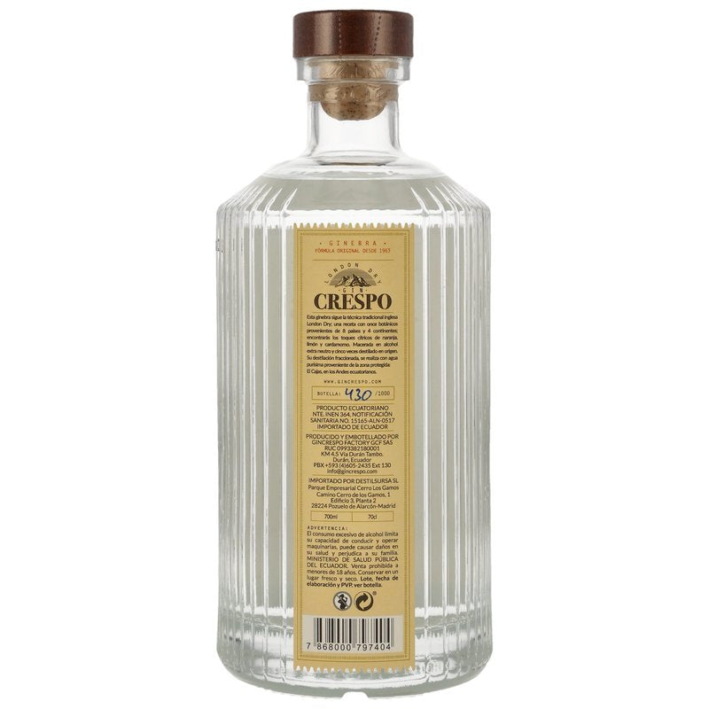Crespo London Dry Gin (Ecuador)