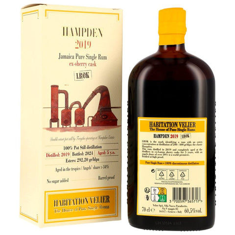 Hampden LROK 2019/2024 - 5 y.o. - Sherry Cask- Habitation Velier
