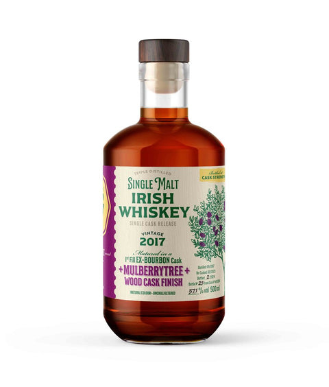 The Woodpecker & The Leprechaun Mulberrytree Wood Finish Whiskey 0.5 l