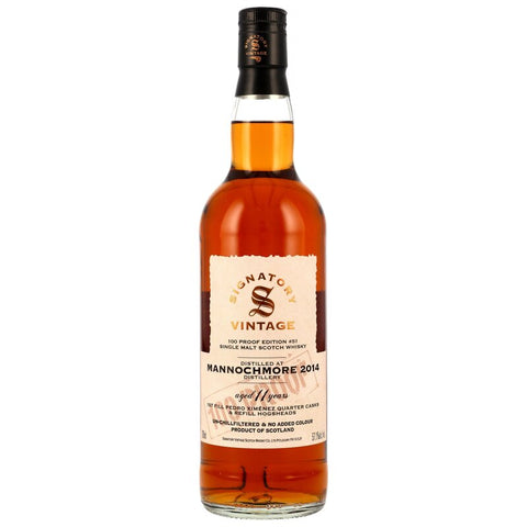 Mannochmore 2014/2025 - 11 y.o. - 1st Fill & Refill PX Sherry Casks - Signatory 100 PROOF Edition #51