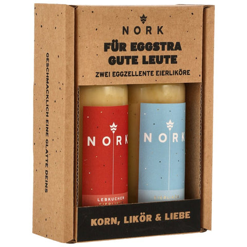 NORK lait de poule 2x0,05l "For Eggstra Good People" standard/lait de poule en pain d'épices