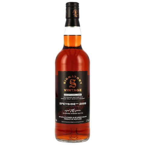 Speyside (M) 2009/2025 - 16 y.o. - Oloroso Sherry Butts - Signatory 100 PROOF Exceptional Cask Edition #13