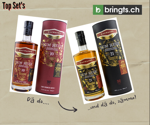 Ensemble Billy Walker - 21 ans et 10 ans Cask Strength #1 Lum Reek 10+21 !!!