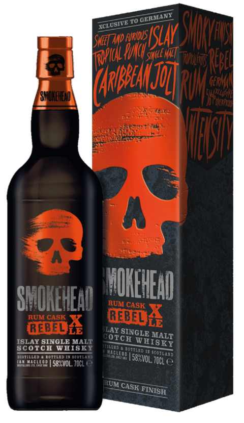 Smokehead Rum Cask Rebel XLE 58% !!! Grösste Geschmacksexplosion die es von Smokehead je gab...garantiert!!