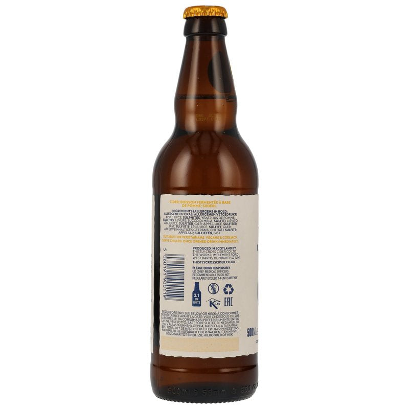 8er Box 0.5 Ltr. Bottle! Thistly Cross - Original Cider