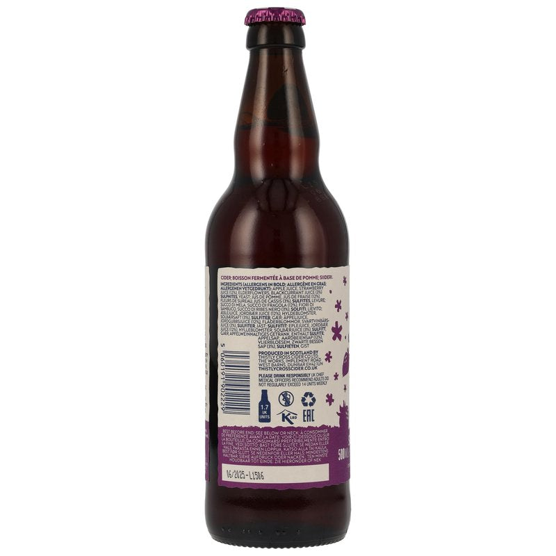 8er Box 0.5Ltr. Bottle Thistly Cross - Scottish Fruits Cider