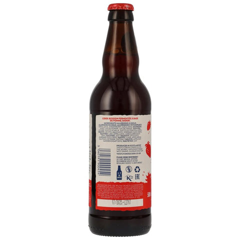 Carton de 8 bouteilles de 0,5 litre ! = 4 litres ! Cidre de fraise Thistly Cross