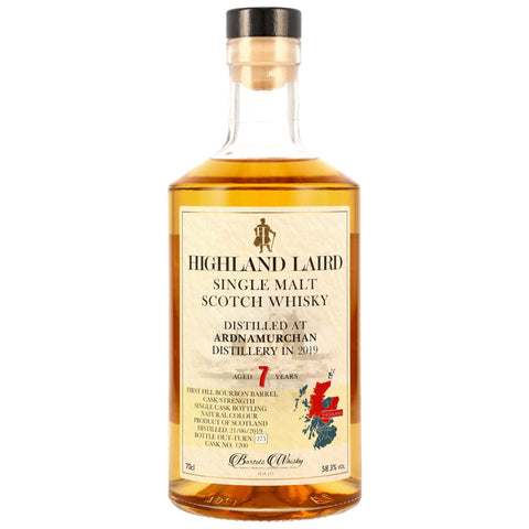 Ardnamurchan 2019/2026 - 7 y.o. - 1st Fill Bourbon Barrel #1200 - Highland Laird