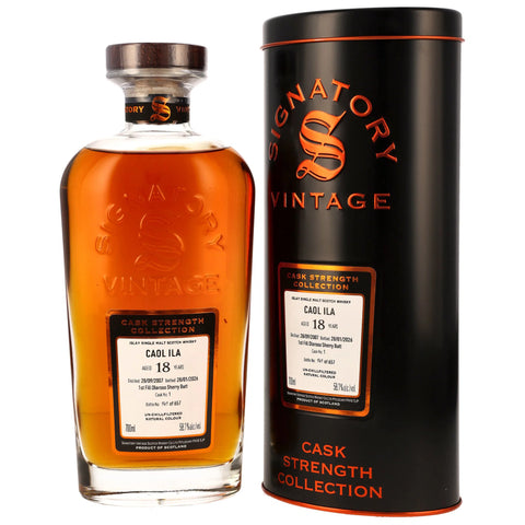 Caol Ila 2007/2026 - 18 y.o. - 1st Fill Oloroso Sherry Butt #1- Sig CS