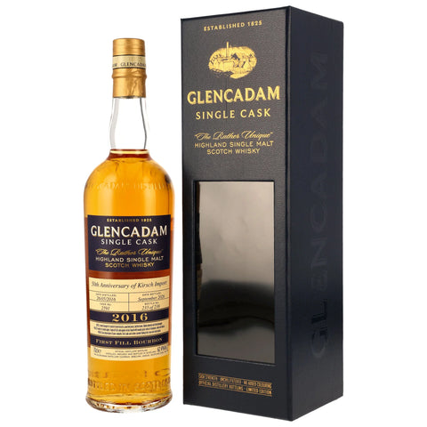Glencadam 2016/2026 - 10 y.o. - 1st Fill Bourbon Cask #2591 - 50th Anniversary Kirsch Import