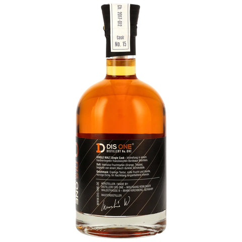 DIS One Klassik 2017/2024 - 7 y.o. - Single Malt Whisky - Bordeaux Single Cask #15