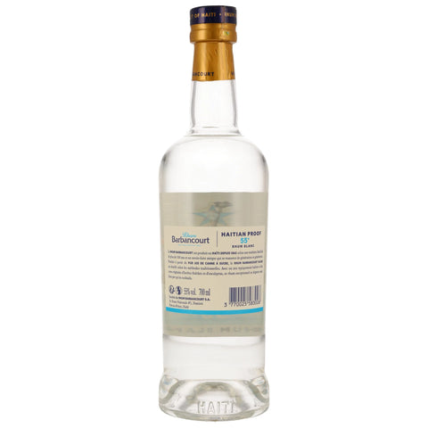 Barbancourt Rhum Blanc Haitian Proof 55°
