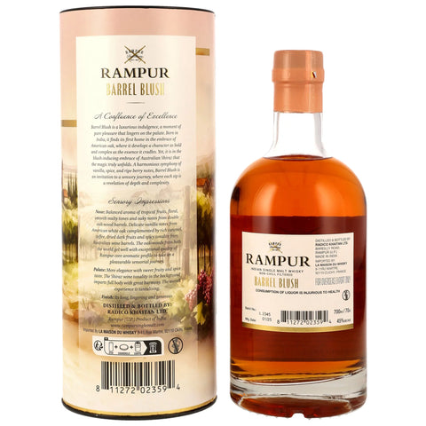 Rampur Barrel Blush - Indian Single Malt