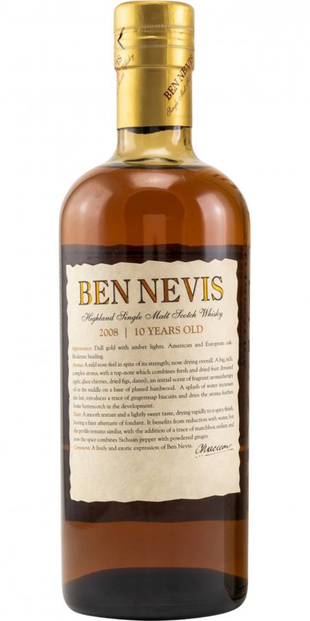 Ben Nevis 2008/2018 10y.o CS/Limited