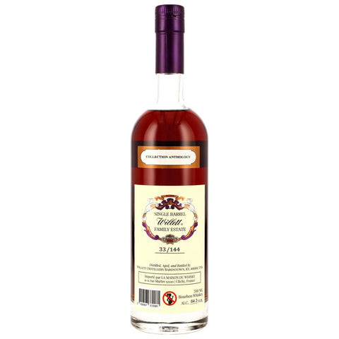 Willett 8 y.o. Family Estate Bourbon Whiskey - Single Barrel #3017