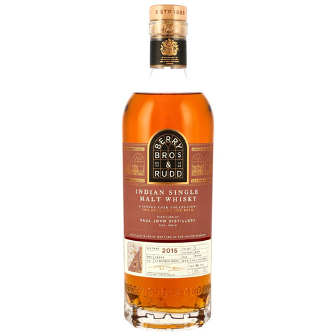 Paul John 2015 - 6 y.o. - Bourbon Barrel #6239 The Auld & The Bold (Berry Bros & Rudd)