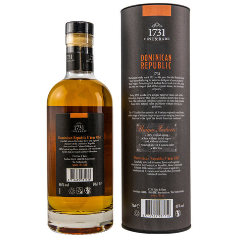 1731 Rhum - République Dominicaine 5 ans