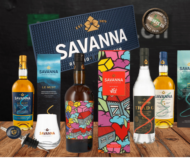 Bar-Set Savanna Vast, Le Must, Traditionell 5y, Trade G69,  Barmatte, Aussgiesser, Glas