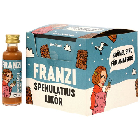 Franzi - Spekulatius Likör - Miniaturbox - VPE: 16x0,02