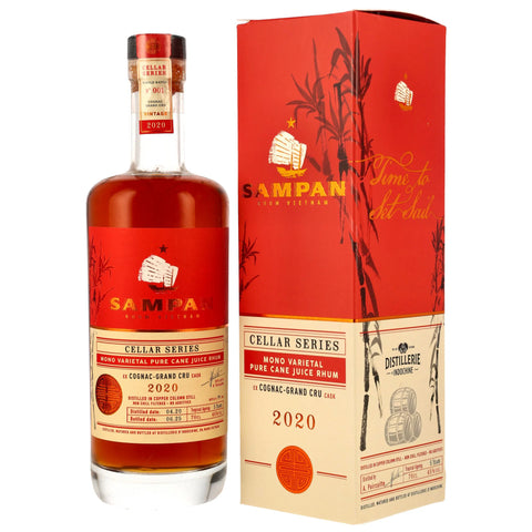 SAMPAN Rhum 2020/2025 - 5 y.o. - Cognac-Grand Cru Cask - Cellar Series (Vietnam)