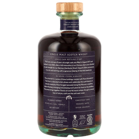 Nc'nean Organic 2017/2026 - 8 y.o. - Oloroso Sherry Butt #17-289 - 50th Anniversary Kirsch Import