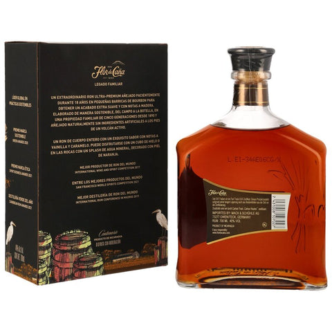 Flor de Cana 18 y.o. Centenario Neue Ausstattung 2024 franz. Etikett