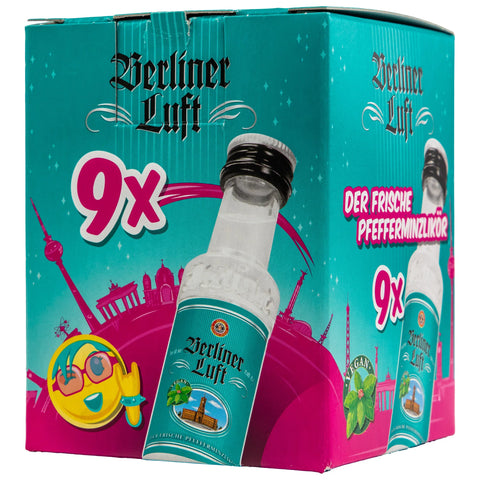 Berliner Luft Pfefferminzlikör Minibox VPE 9x0,02