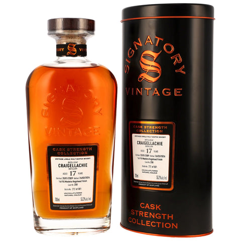 Craigellachie 2009/2026 - 17 y.o. - 1st Fill Madeira Hogshead Finish #208 - Sig CS