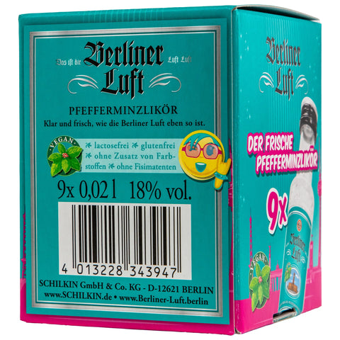 Berliner Luft Pfefferminzlikör Minibox VPE 9x0,02