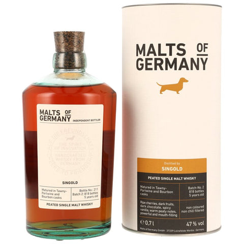 Singold 5 y.o. Batch #2 Single Malt Whisky - Malts of Germany