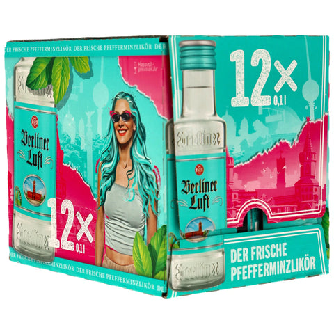 Berliner Luft Pfefferminzlikör 100ml VPE 12x0,1 Neue Ausstattung