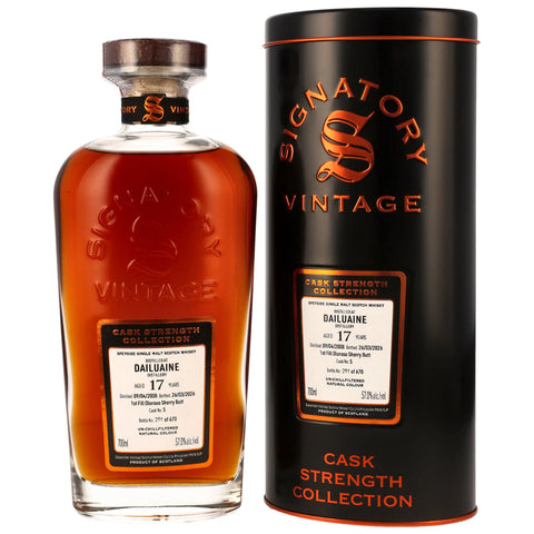 Dailuaine 2008/2026 - 17 y.o. - 1st Fill Oloroso Sherry Butt #5 - Sig CS
