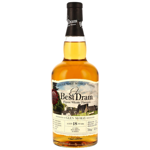 Glen Moray 2007/2026 - 18 y.o. - 1st Fill Bourbon Barrel #5707 (Best Dram)