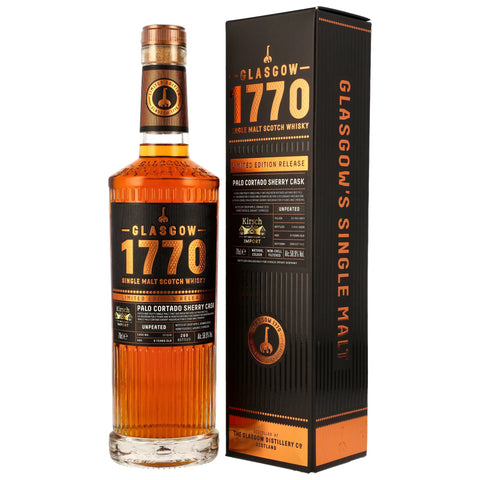 Glasgow 1770 - 2017/2026 - 9 y.o. - Palo Cortado Sherry Cask #17/228 - Kirsch 50th Anniversary