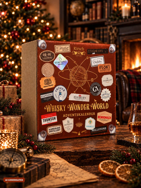 Adventskalender - Whisky Wonder World - 24 x 0,02l | 5 VE pro Karton (2026) - mit Begleitheft