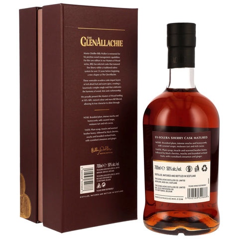 GlenAllachie 19 y.o. Ex-Solera Sherry Cask - Masters of Wood