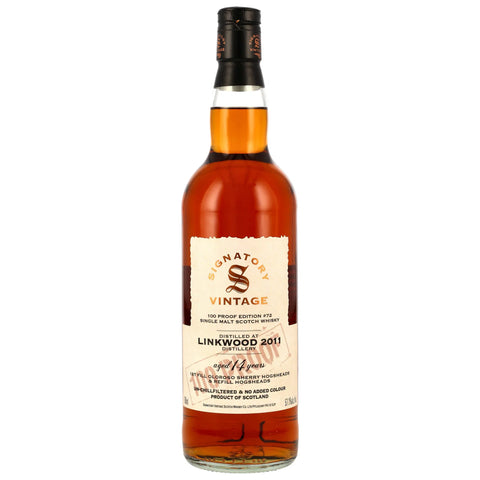 Linkwood 2011/2026 - 14 y.o. - 1st Fill & Refill Oloroso Cask - Signatory 100 PROOF Edition #72