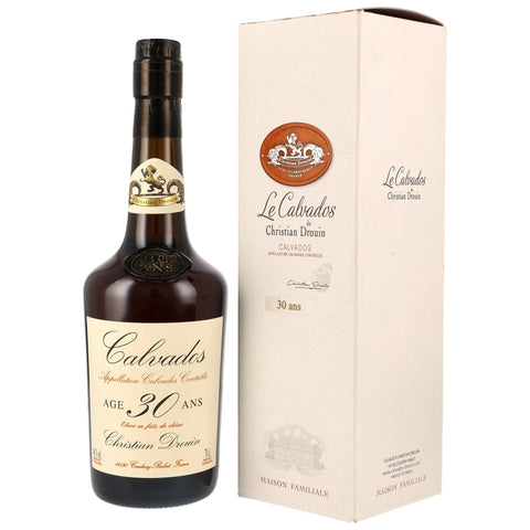 Christian Drouin 30 ans d'âge Calvados A.O.C - neue Ausstattung