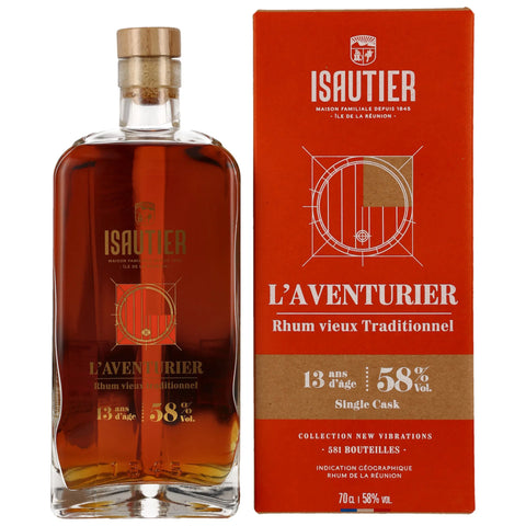 Isautier Rhum 2008/2021 - 13 y.o. L'Aventurier Rhum Vieux