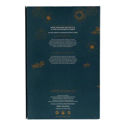 Glenfiddich 18 y.o. Limited Design 2026 mit 2 x Glencairn Glas