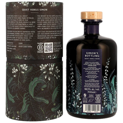 Nc'nean Organic Single Malt Whisky Stout Cask Finish - Quiet Rebels: Simon - Auktion
