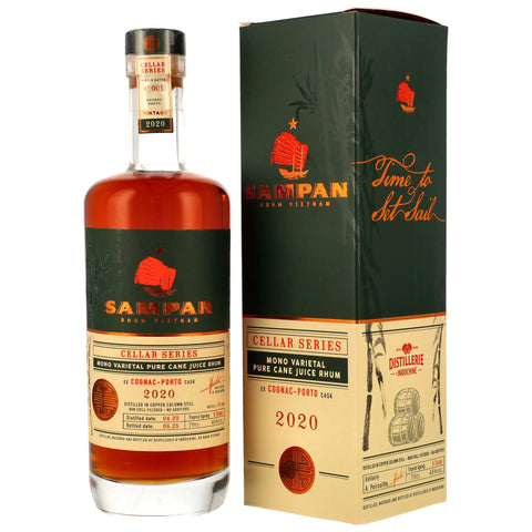 SAMPAN Rhum 2020/2025 - 5 y.o. - Cognac-Porto Cask - Cellar Series (Vietnam)