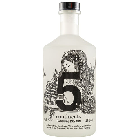 5 Continents - Hambourg Dry Gin BIO - Feingeisterei