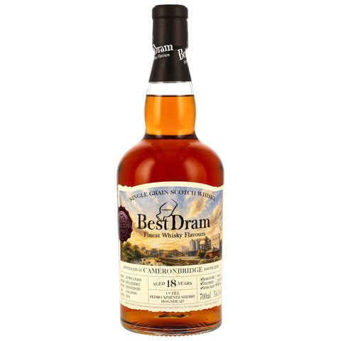 Cameronbridge 2007/2026 - 18 y.o. - 1st Fill PX Sherry Hogshead #464996 (Best Dram)